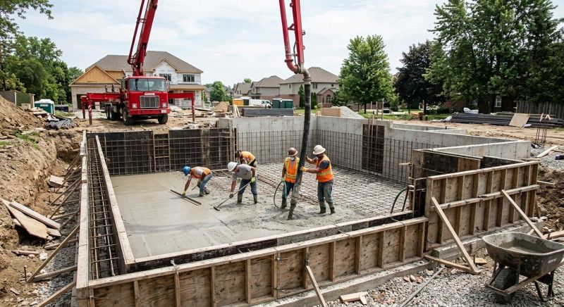 Basement Slab Installation in Fredericksburg, VA