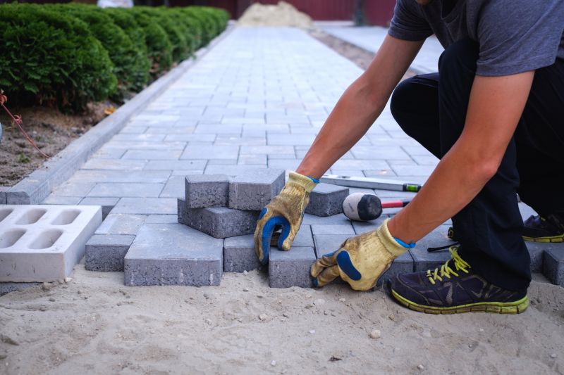 Brick Driveway Installation in Framingham, MA