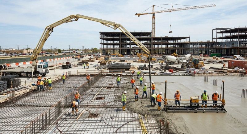 Commercial Slab Construction in Columbus, OH