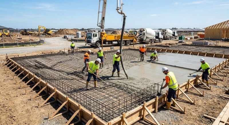 Foundation Slab Construction in Greenville, SC