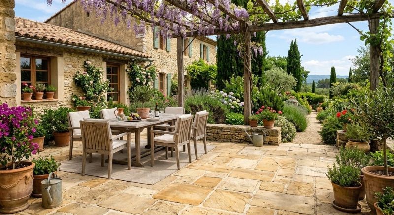 Limestone Patio Installation in Norwalk, CT