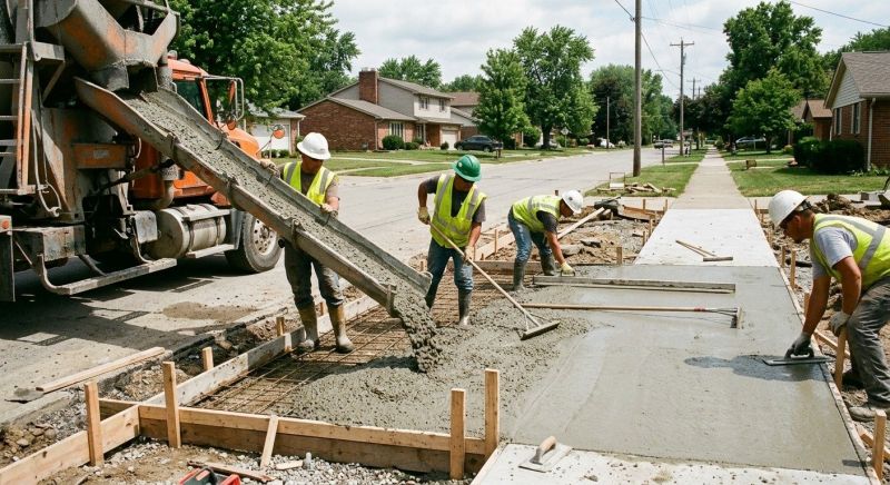 Sidewalk Pouring in Fort Collins, CO
