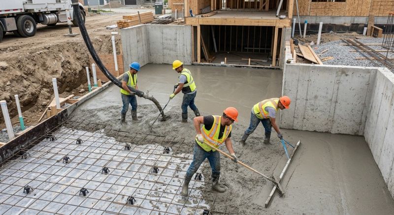 Basement Concrete Installation in Greenville, SC