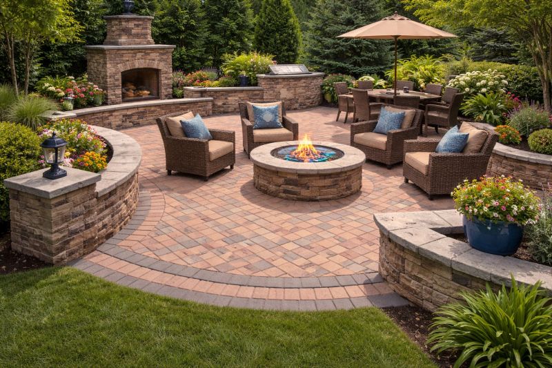 Brick Hardscape Construction in Warwick, RI
