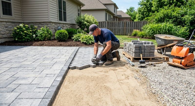 Clay Pavers Installation in Fairfield County, CT