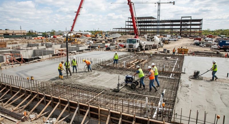 Commercial Slab Construction in Charleston, SC