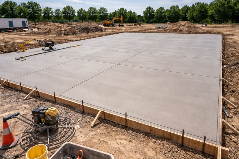 Commercial Slab Installation in Toledo, OH
