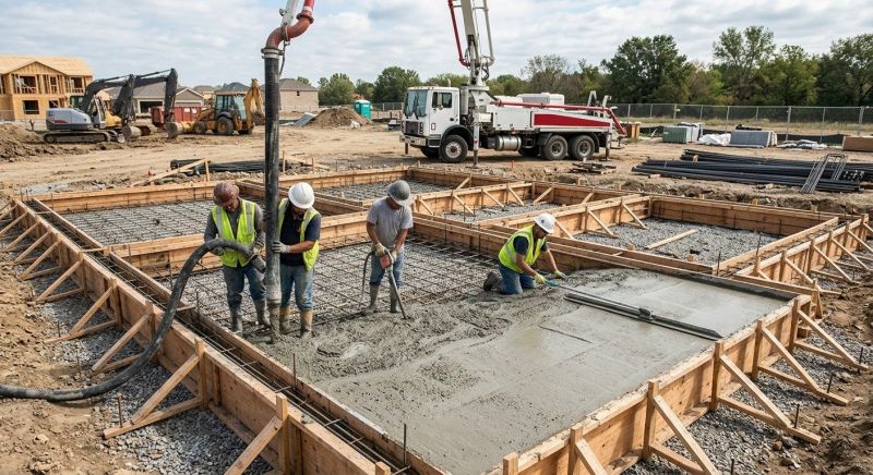 Concrete Basement Pouring in Fredericksburg, VA