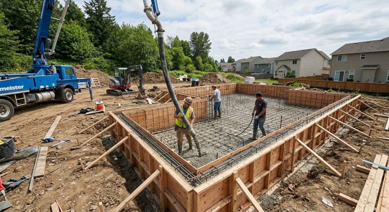 Concrete Foundation Installation in Fort Wayne, IN