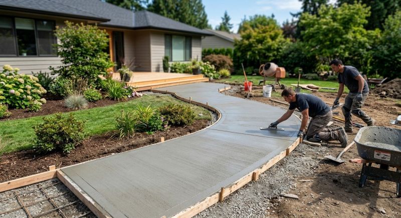 Concrete Path Installation in Fort Collins, CO