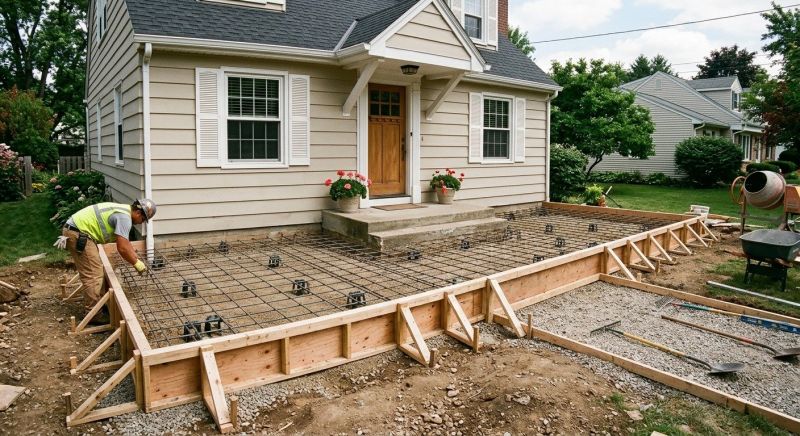 Concrete Porch Construction in Sacramento, CA
