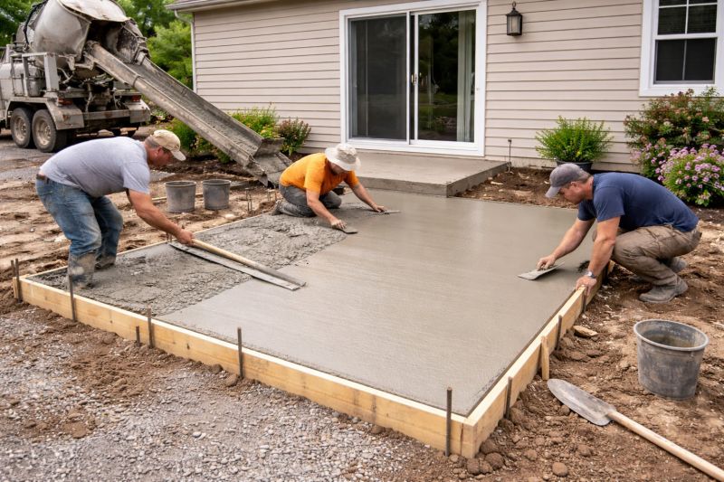 Concrete Porch Construction in Fort Collins, CO
