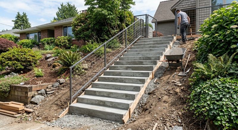 Concrete Stairs Installation in Salt Lake City, UT