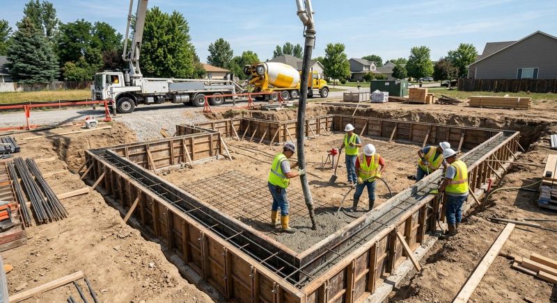 Foundation Construction in Fredericksburg, VA