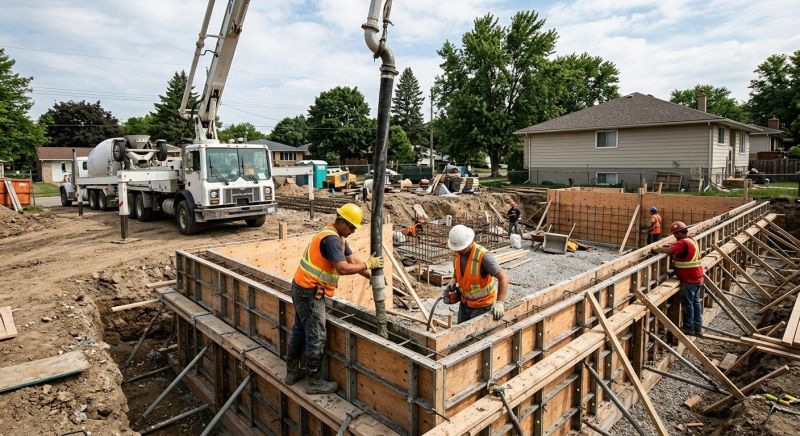 Foundation Wall Pouring in Fort Worth, TX