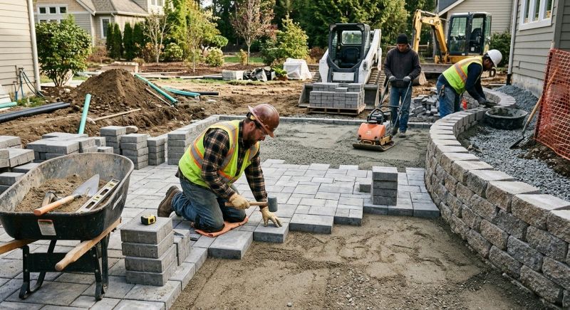 Hardscaping Installation in Boston, MA
