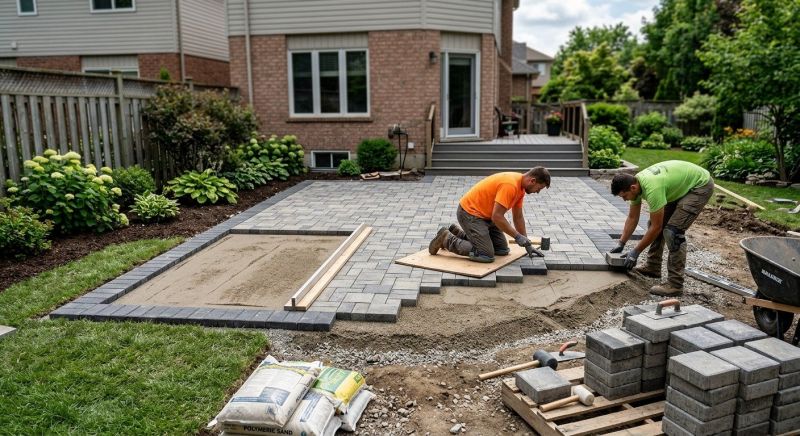 Patio Pavers Installation in Boston, MA