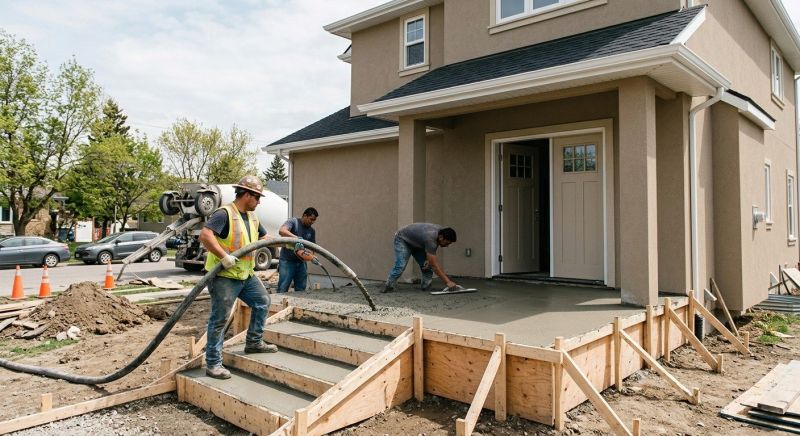 Porch Slab Installation in Salt Lake City, UT