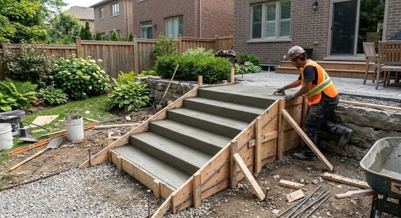 Steps Pouring in Sacramento, CA