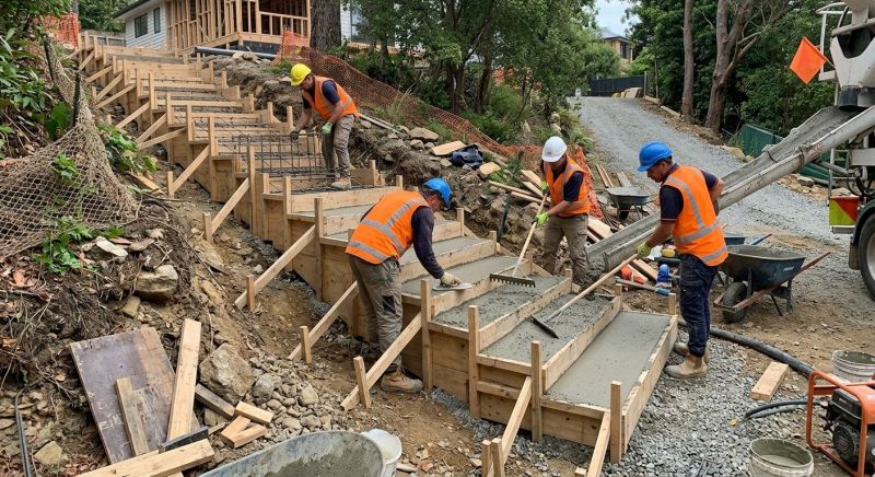 Steps Pouring in Salt Lake City, UT