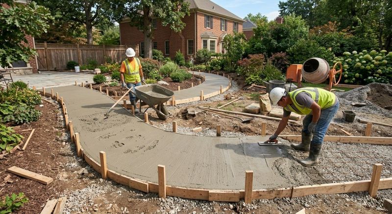 Walkway Pouring in Denver, CO